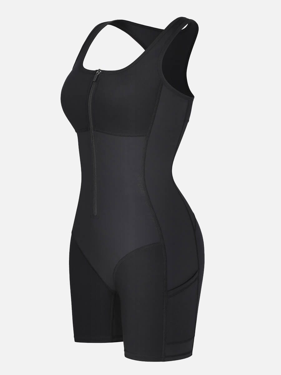 Groothandel Stretch Athletic Sauna Bodyshaper met zakken
