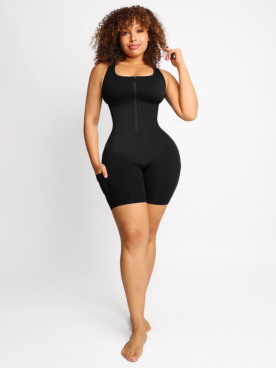 Groothandel Stretch Athletic Sauna Bodyshaper met zakken