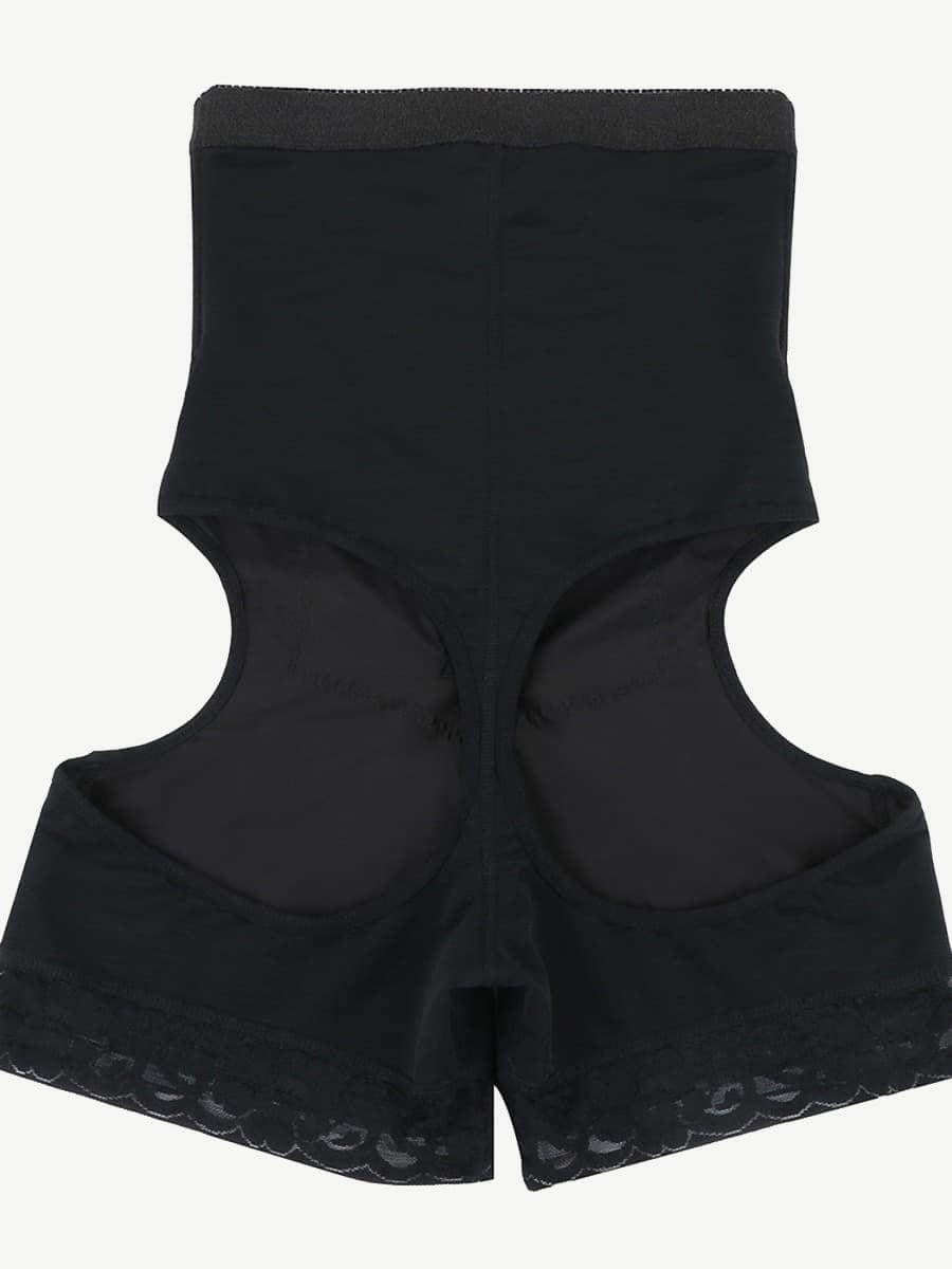Short gainant taille haute extensible et ouvert aux fesses, vente en gros