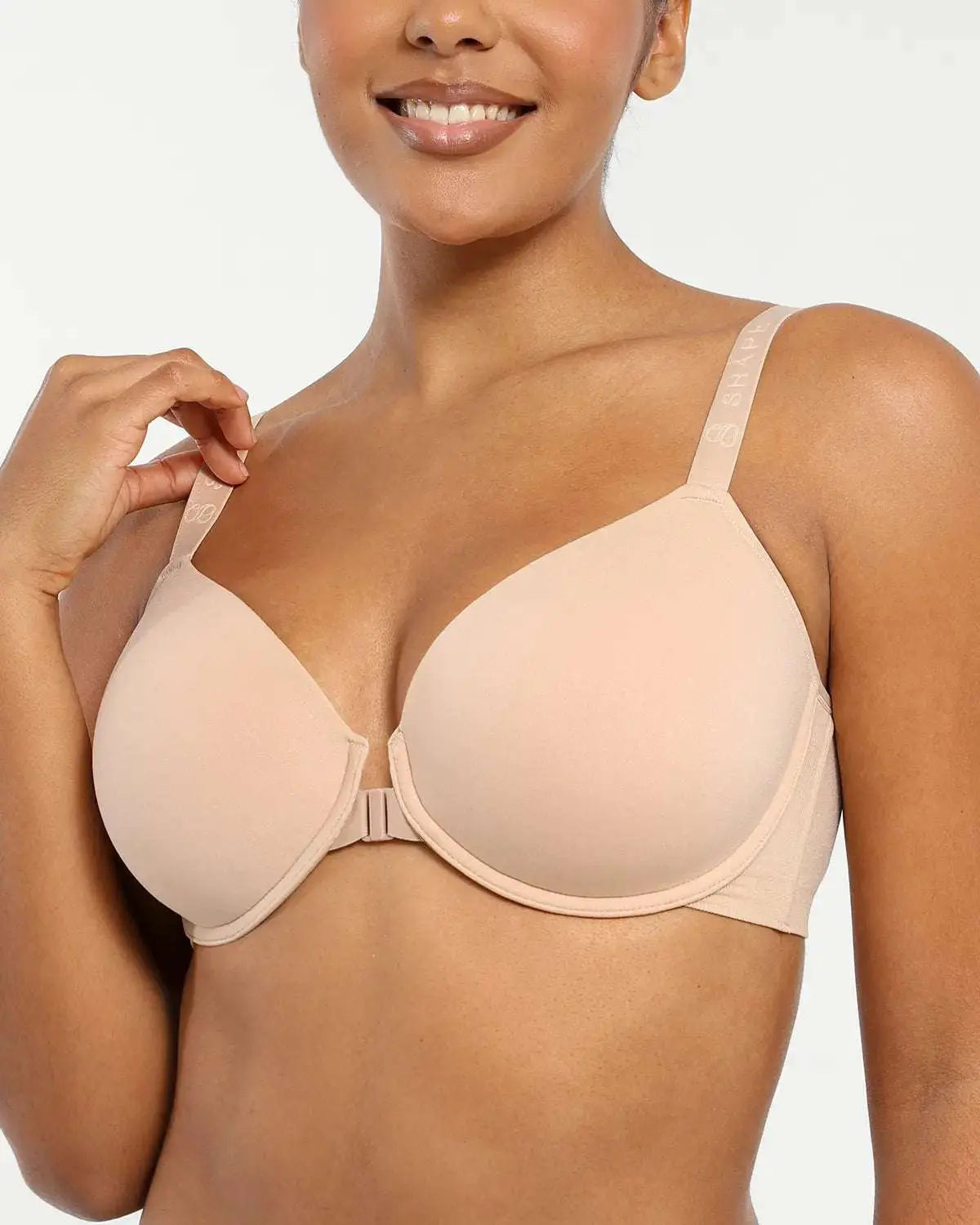 WireEase® Front Close Underwired T-Shirt Bra
