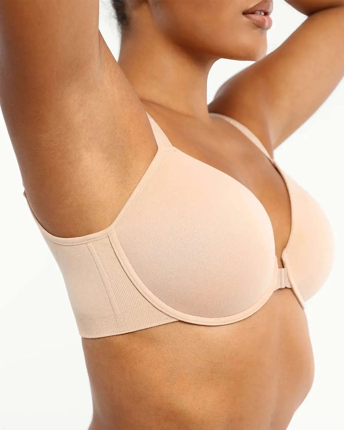 WireEase® Front Close Underwired T-Shirt Bra