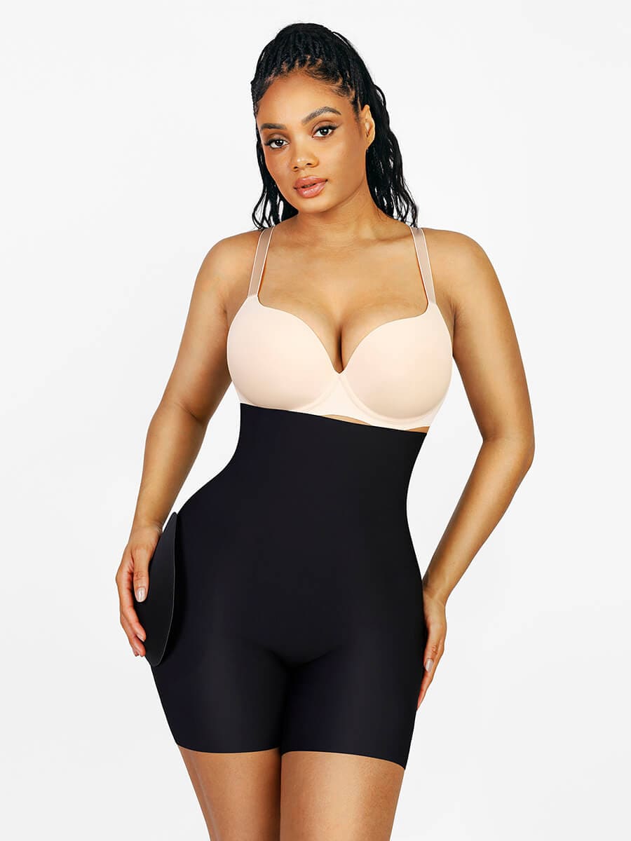 Wholesale High Waisted Air Slim Butt Lifter with Removable Hip Pads