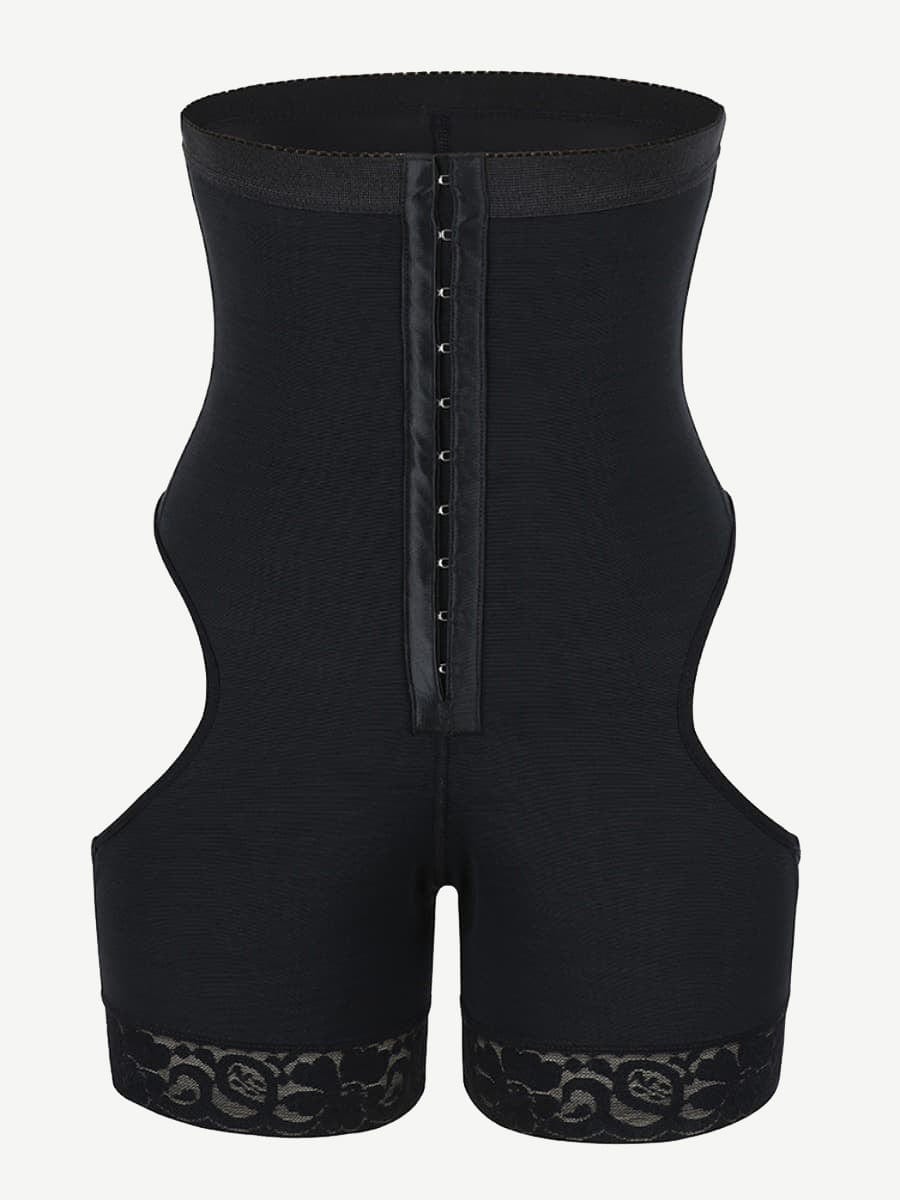 Short gainant taille haute extensible et ouvert aux fesses, vente en gros 