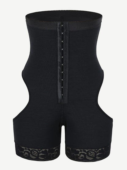 Short gainant taille haute extensible et ouvert aux fesses, vente en gros 